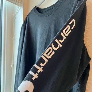 Carhartt Plus Size Long Sleeve- Black/White